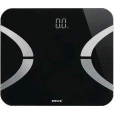 Wenko Waga łazienkowa Wenko Waga łazienkowa LED, 30 x 26 cm, czarna, WENKO