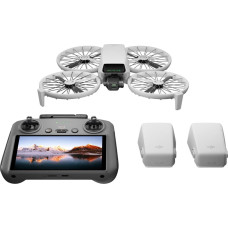 DJI Drone Flip Fly More Combo with 48 MPx 100 fps Camera with DJI RC2 Remote Controller, Light Gray EU (CP.FP.00000181.01)