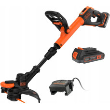 Black&Decker Black & Decker Akumuliatorinė žoliapjovė su 25 cm a&scaron;menimis, 18V, Juodas & Decker [BCSTR918D1-QW] 2,0Ah