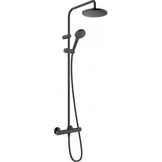 Hansgrohe Termostatinė du&scaron;o sistema Hansgrohe Vernis Blend 200 1jet EcoSmart, 26089670, juoda matinė