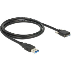 Delock Kabel USB Delock USB-A - microUSB 3 m Czarny (83599)