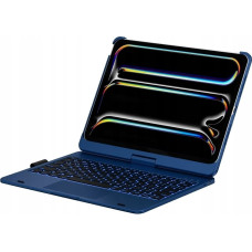 Noname Etui Typecase Flexbook Touch z klawiaturą do iPad Pro 11'' 2024/2025 ciemny niebieski