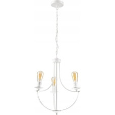 Lamkur Gina 45832 lampa wisząca zwis 3x60W E27 biała