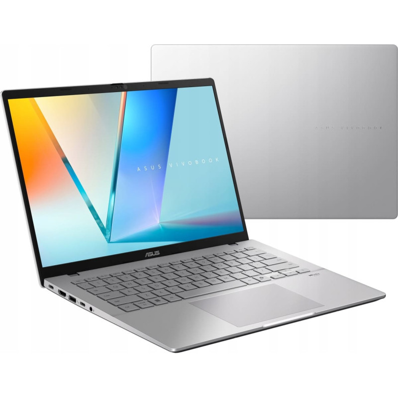Asus Vivobook S14 M3407GA-SF013W Ryzen AI 7 445 14.0"WUXGA 60Hz 300nits 16GB DDR5 SSD512 Radeon Graphics Cam FHD 70WHrs Win11 Aluminum Cool Silver