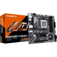 Gigabyte B840M DS3H pagrindinė plok&scaron;tė AMD B840 AM5 lizdas &bdquo;micro ATX&ldquo;