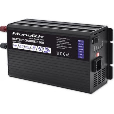 Qoltec Charger for LiFePO4 AGM GEL SLA batteries 20A
