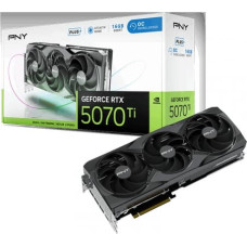 PNY GeForce RTX5070 Ti+ OC 16GB VCG5071T16TFXPB1-O Graphics Card