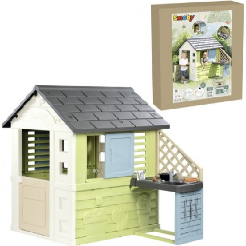 Smoby Kids garden house with kitchen Pretty