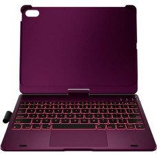 4Kom.pl Etui Typecase Flexbook Touch             z klawiaturą do iPad 11'' (A16) 2025 / iPad 10.9'' 2022 malinowy