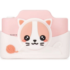 4Cv Mobile Cyfrowy Aparat Dla Dziecka 32mp 1080p 3'' Hd 2x Obiektyw Selfie + Karta 32gb / Model K / Cat