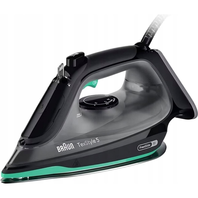 Braun Żelazko Braun Żelazko parowe Braun TexStyle 5 SI5277GR FreeGlide 3D 220g/min 2700W