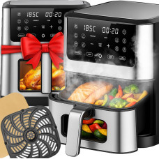 Retoo Frytkownica beztłuszczowa Retoo AIR FRYER XXL FRYTKOWNICA 8L 1800W