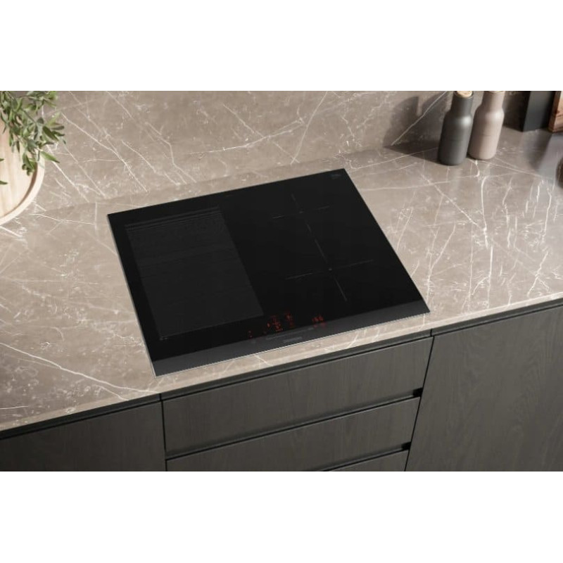 Siemens Płyta grzewcza Siemens Siemens iQ700 EX675HEC1E, Black, Built-in, 60 cm, Zone induction hob, Glass-ceramic, 4 zone(s)