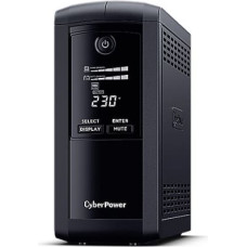Cyberpower VP1000EILCD nepertraukiamo maitinimo resursai (UPS) &bdquo;Line-Interactive&ldquo; 1 kVA 550 W 6 AC i&scaron;vestis(ys / čių)
