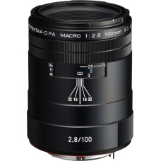 Pentax HD Pentax D-FA 100mm f/2.8 Macro ED AW lens, black