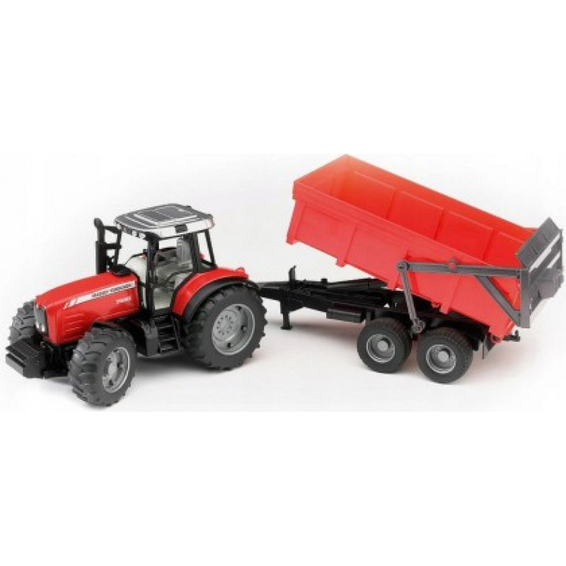 Bruder Massey Ferguson Tractor with trailer