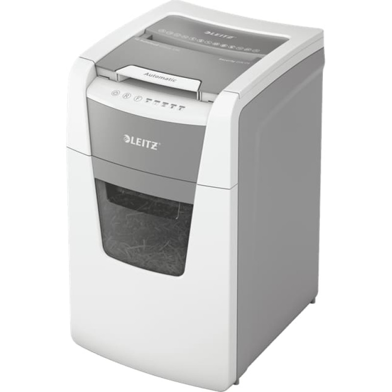 Leitz 80140000 paberihunt Micro-cut t&uuml;&uuml;pi purustaja 55 dB 22 cm Hall, Valge