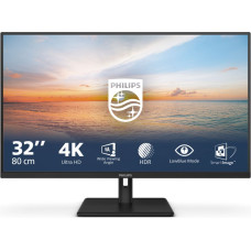 Philips 1000 series 32E1N1800LA/00 монитор для ПК 80 cm (31.5") 3840 x 2160 пикселей 4K Ultra HD ЖК Черный