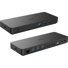 I-Tec C31TRIPLEDOCKPDPRO2 s&uuml;learvuti dokk ja pordireplikaator Juhtmega &uuml;hendatud USB 3.2 Gen 1 (3.1 Gen 1) Type-C Must