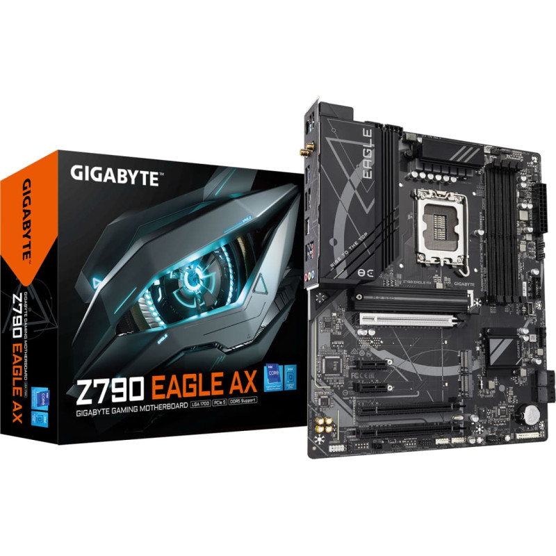 Gigabyte Z790 EAGLE AX emaplaat Intel Z790 Express LGA 1700 ATX