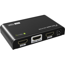 Techly IDATA HDMI2-4K2HDR видео разветвитель HDMI 2x HDMI