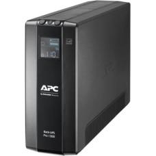 APC Back-UPS Pro, 1300VA/780W, Tower, 230V, 8x IEC C13 outlets, AVR, LCD, User Replaceable Battery