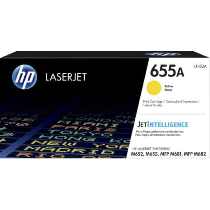 HP Toner HP 655A Yellow Original (CF452A)