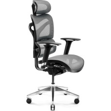 Diablo Chairs Krzesło biurowe Diablo Chairs V-Commander Czarno-szare