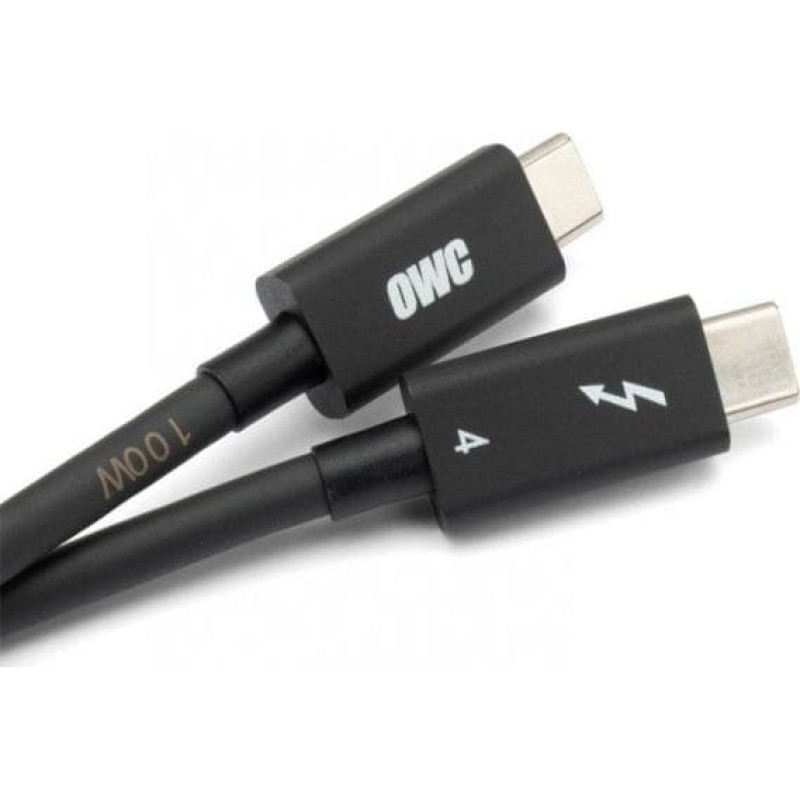 OWC Kabel USB OWC USB-C - USB-C 2 m Czarny (OW-CBLTB4C2.0M)