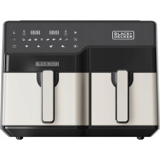 Black&Decker Frytkownica beztłuszczowa Black&Decker Frytkownica beztłuszczowa Black+Decker Dual Basket BXAF9000E