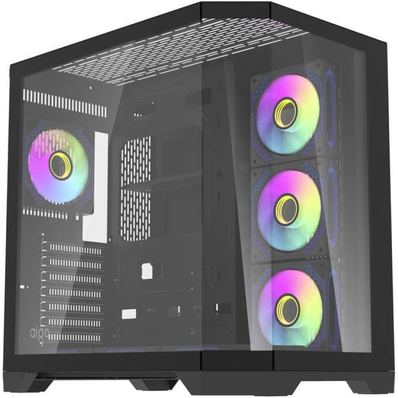 Darkflash Darflash FT418 PRO computer case + 7 aRGB fans (black)