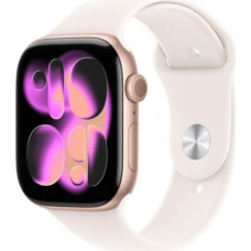 Apple Watch Series 11&nbsp;GPS+Cellular&nbsp;42mm&nbsp;Rose Gold Aluminium Case with Light Blush Sport Band - M/L