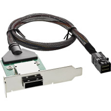 Inline InLine&reg; SAS HD Low Profile Adapter Bracket ext. SFF-8088 to int. SFF-8643 0.5m