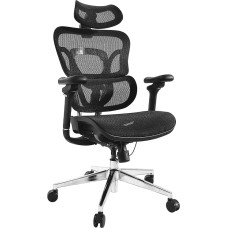 Equip Ergonomischer B&uuml;rostuhl mit Kopf und Armst&uuml;tzen     sw lite Retail