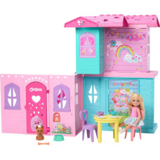 Mattel Club Chelsea Pop-Up House + akcesoria (JFW49)