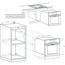 Haier Piekarnik Haier Oven HWO60SM2B9BH 70 L Electric Pyrolytic/Hydrolytic Touch Height 59.5 cm Width 59.5 cm Black