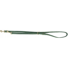 Trixie Pure regulowana smycz dla psa sk&oacute;rzana szałwiowa M&ndash;L: 2 m/20 mm