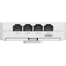 Ruijie Reyee RG-RAP62-Wall | Access Point, 5 port&oacute;w, 1xPoE IN, 5xGE, 1xPoE Out 10W, WiFi 6, 2,4GHz/5GHz, AX3000, 2x5,4dBi, Naścienny, Roaming, Cloud, Mesh