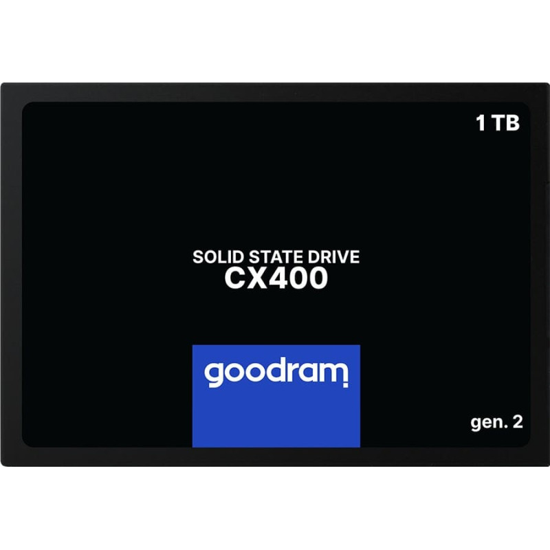 Goodram CX400 gen.2 1 TB 2.5" &bdquo;Serial ATA III&ldquo; 3D TLC NAND