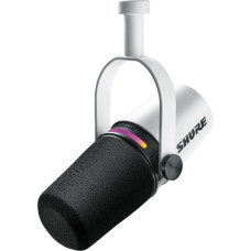 Shure MV7+-W - lectern/vocal microphone with XLR/USB-C connector, white
