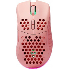 Deltaco Mysz Deltaco Bezprzewodowa ultralekka mysz gamingowa GAMING Rożinis LINE PM80 70g svorio RGB SPCP6651 400-4800 DPI 1000 Hz r&oacute;żowa / GAM-120-P