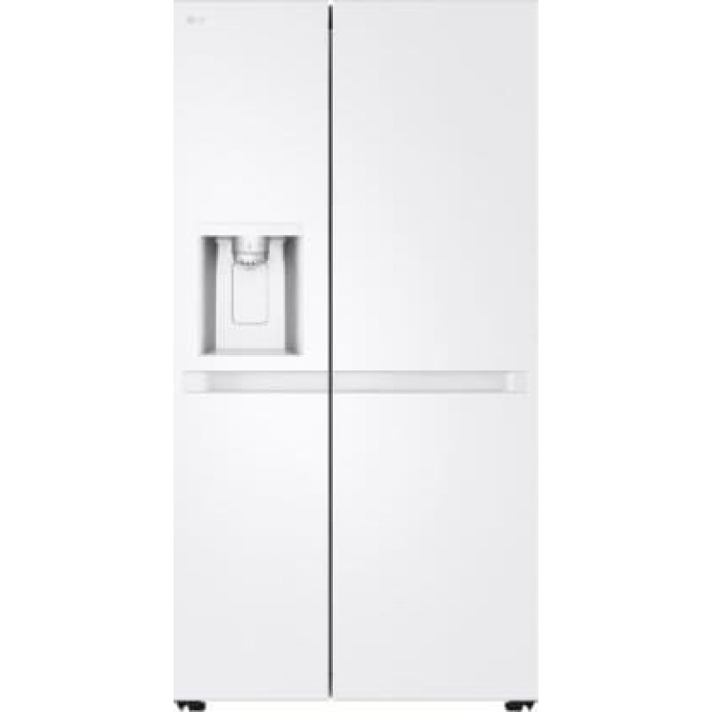 LG Refrigerator | GSLC40SWPE | Energy efficiency class E | Free standing | Side by side | Height 179 cm | Fridge net capacity 417 L | Freezer net capacity 221 L | Display | 36 dB | White