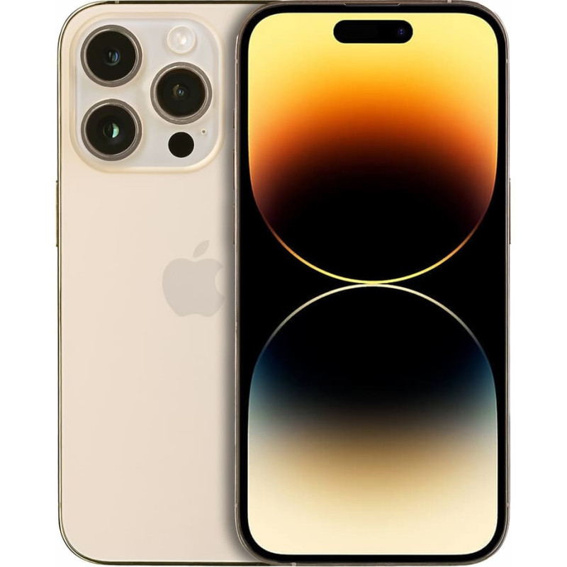 Apple iPhone 14 Pro 17 cm (6.7") Dual SIM iOS 16 5G 128 GB Gold Remade / Refurbished