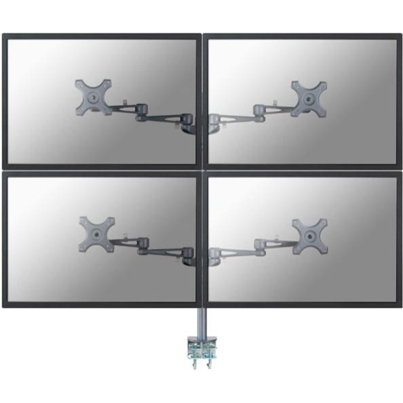 Neomounts Uchwyt biurkowy na 4 monitory 10'' - 27'' (FPMA-D935D4)