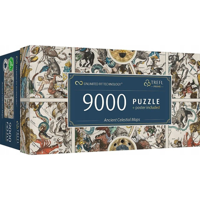 Trefl Puzzle Prime Ancient Celestial Maps 9000 element&oacute;w