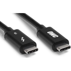 OWC Kabel USB OWC USB-C - USB-C 1 m Czarny (OWCCBLT3AC1.0BP)
