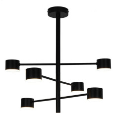 Domoletti Lampa wisząca Domoletti PENDANT LED LIGHT LUCA 6X4W BLACK