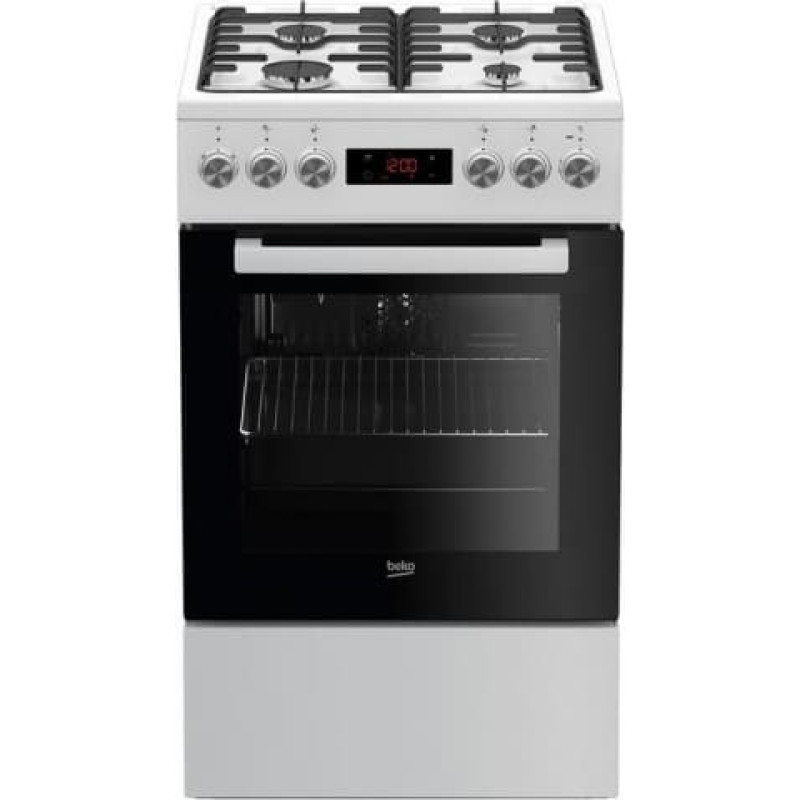 Beko FSE52320DWD cooker Freestanding cooker Gas White A