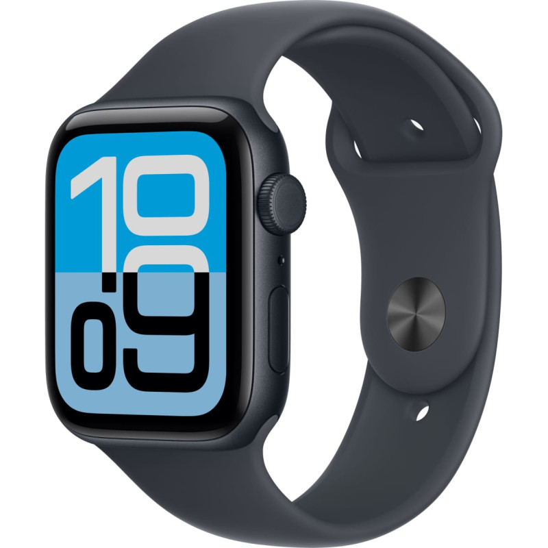 Apple Watch SE 3 GPS + Cellular 44mm Sport Band M/L, midnight (MEPJ4ET/A)