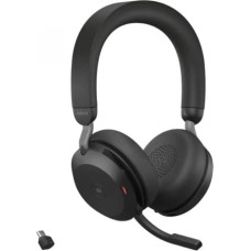 Jabra Evolve2 75 Laisvų rankų įranga Bevielis Su lankeliu Biuras / skambučių centras Bluetooth Juoda